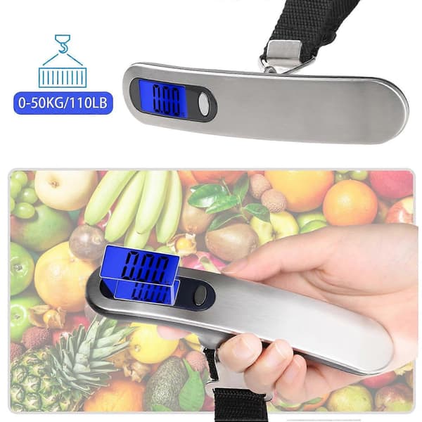 Joogee Bärbar Digital Resevåg 50 kg 50 g LCD