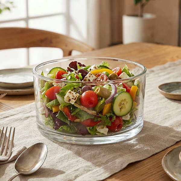 Glasskål 950 ml – Mångsidig, temperaturbeständig