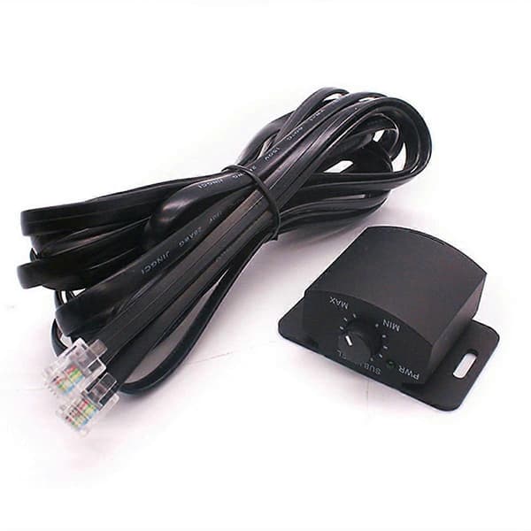 Amplifier Bass Knob Control Remote 6-Pin Subwoofer Remote Volume Adjustment Control Knob