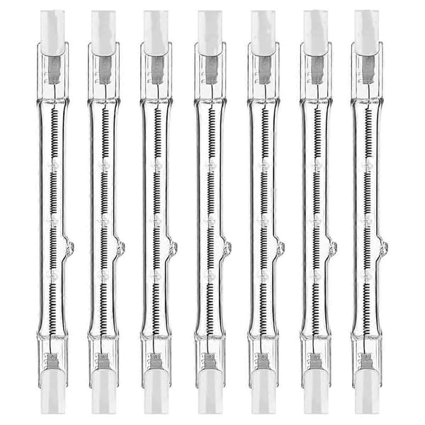 R7s Halogen Lamps, 7-pack R7s Light Bulb 118mm Dimmable 230V Halogen Lamps, Linear Tungsten Lamp 150W