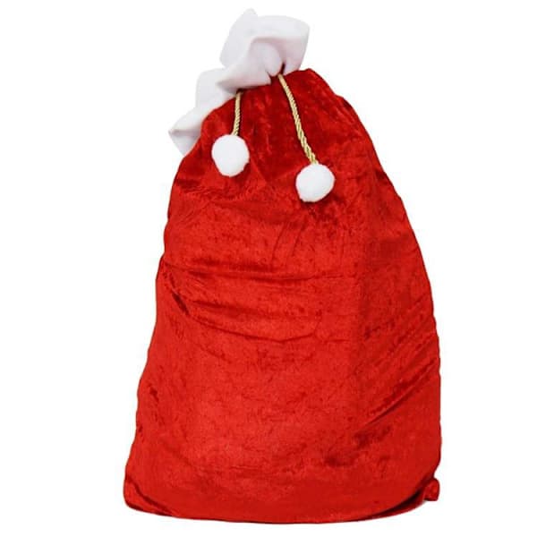 Extra Large Velvet Drawstring Bag 70*100CM for Christmas Gift Wrapping