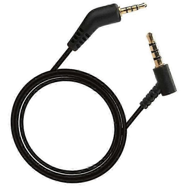 Udskiftningslydkabel til Bose QuietComfort QC 3-hovedtelefoner uden mikrofon, sort
