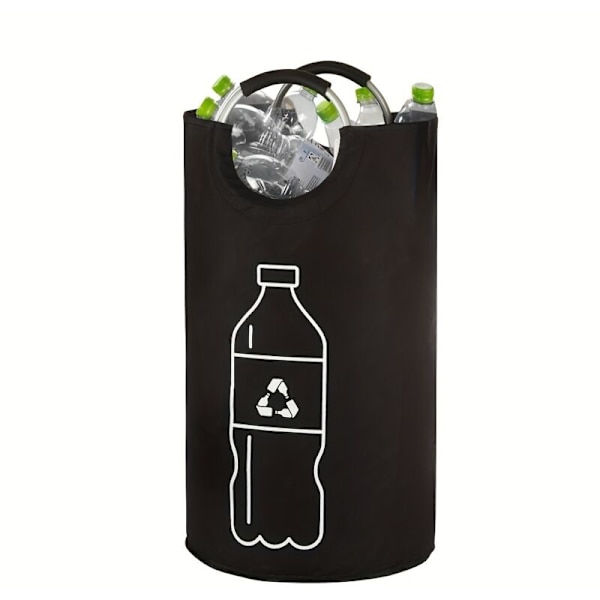Foldable Recycling Bin 69 Liters Polyester Bottle Collector Cylindrical Waste Bin for Home Use