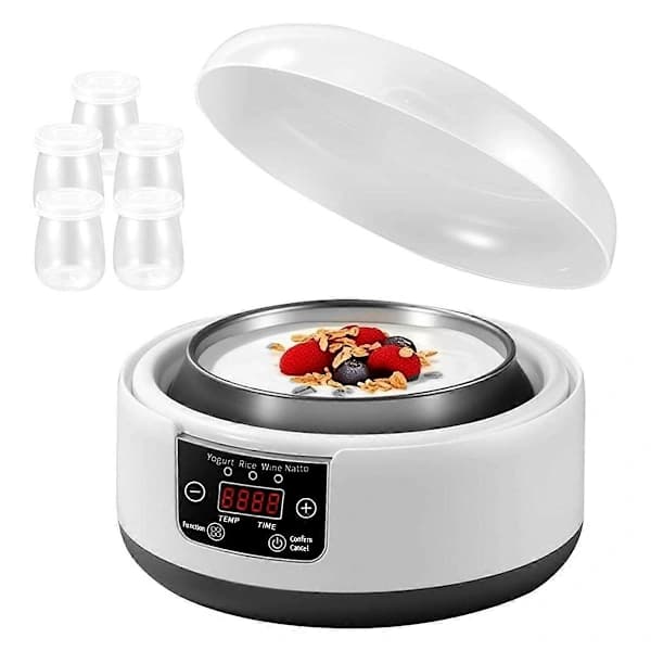 36-Hour Yogurt Maker, 1.2L Automatic Digital Yogurt Machine EU Plug