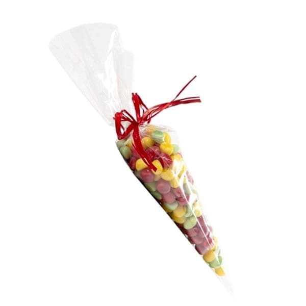100-pack Cellofanstrutar - Cellofanpåsar - Transparenta Cellofanstrutar