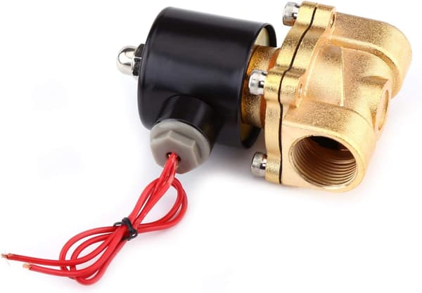 Elektrisk magnetventil 3/4 tomme AC 220V NC sinklegering for vann, luft og gass