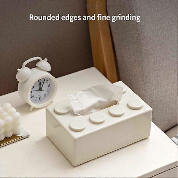 Creative Building Block Paper Holder Waterproof ABS Wall Mounted Multicolor Style C Multicolor Style C