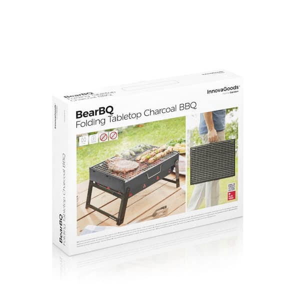 InnovaGoods BearBQ Sammenleggbar Bærbar Kullgrill