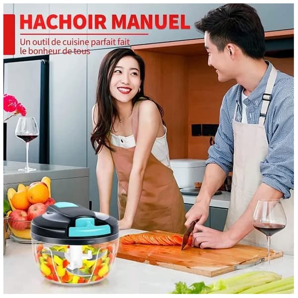Manuell matkutter, 550 ml, 2-pakning