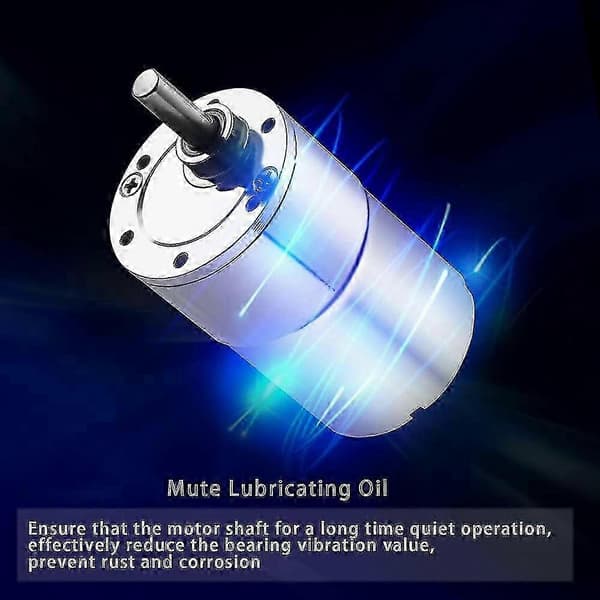 DC 12V 100RPM Gear Motor High Torque Electric Mini Speed Reducing ...