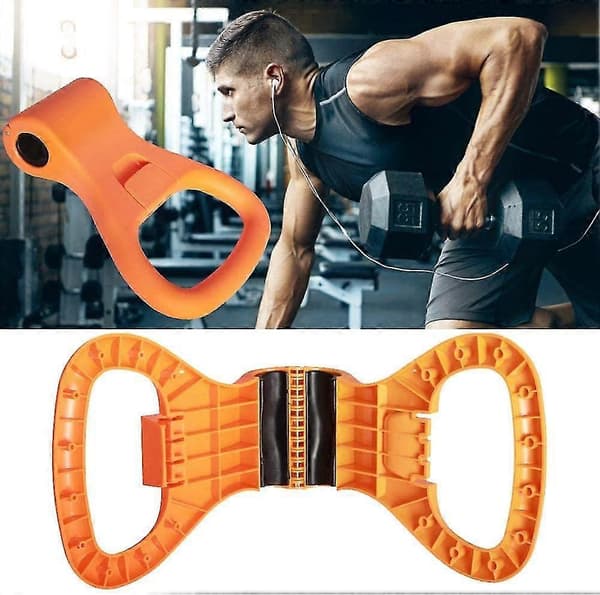 Vægtgreb Kettlebell Justerbart Bærbart Træningsudstyr til Rejser (1 stk Orange)