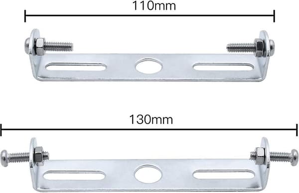 [4 stk.] Loftlysfæste 100mm Pendellampe tilbehør Lysekroner Loftlampe Bundplade Loftlamper Plader Fæster