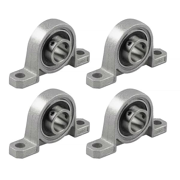 4 stk Lagerhus Flenslager 20mm Kp004 Kulelagerblokk Støttelager For Reservedeler