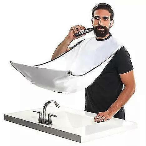 Shaving and Beard Apron / Beard Apron - Collect Beard White 110x70cm white 110x70cm