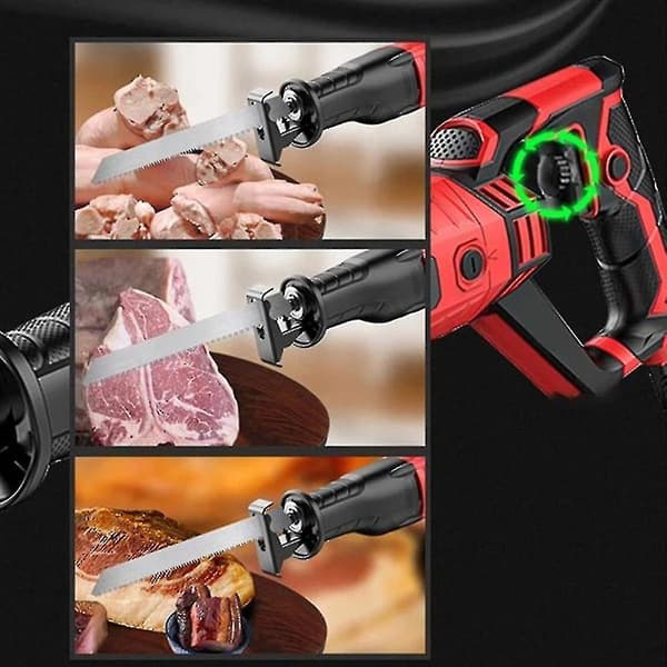 Willkey Rustfrit Stål Bajonetsavklinge til Sav 7tpi Frossent Kød Ben Skæresavklinge