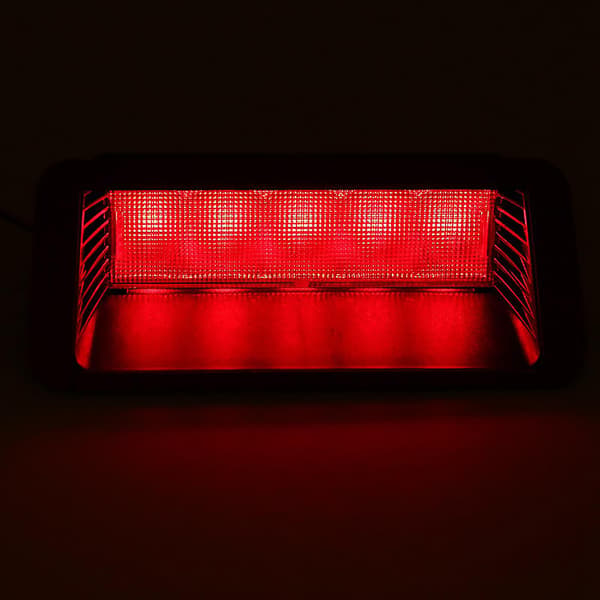 5 LED 12V Universellt högmonterat tredje bromsljus, rött