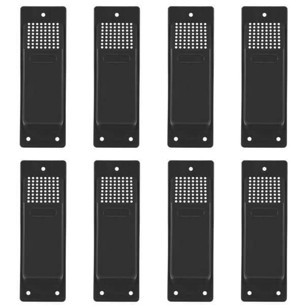 8-piece Shipping Container Ventilation Kit, Heavy Duty Accessories, Black Flow