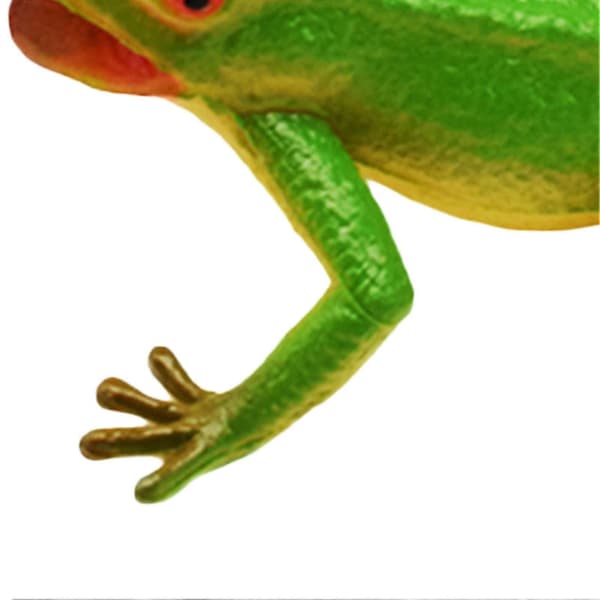 Realistic Frog with Lifelike Croak, Squeeze, Water Spray, Interactive, Vivid, Fun, Simulation Frog, Animal Model, Green