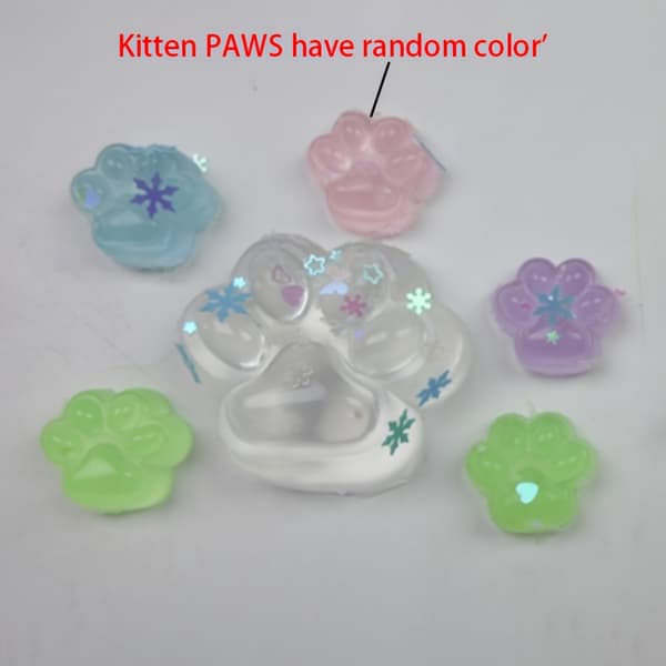 Taba Creative Mini Katt Tass Klämleksak 5+1 Nattglödande TPR Flerfärgad Klassrumspris