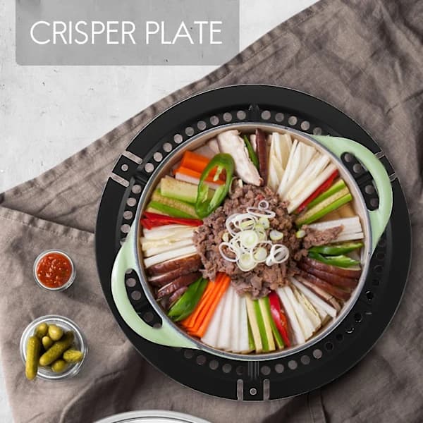 Erstatningsgrillpanne for Dash 2qt-2.6qt Rs, Crisper Plate, R-tilbehør