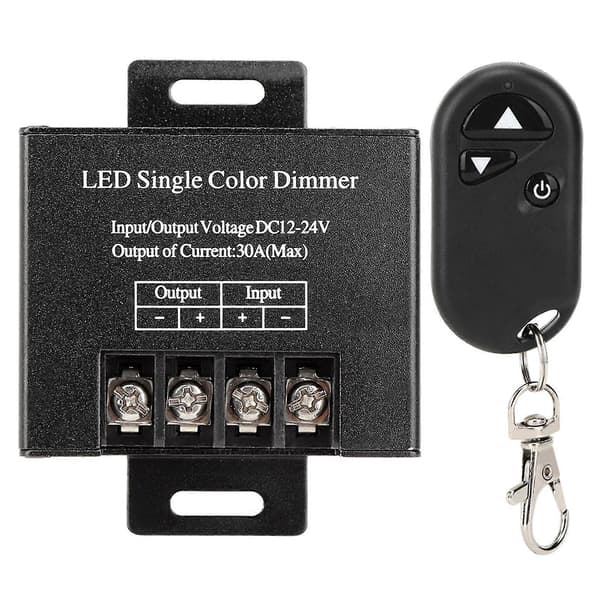 30A DC12/24V dimmer - 720W, 3 knapper RF Dimmer