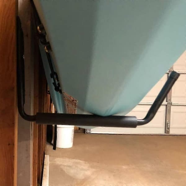 Garageförvaring Tunga Krokar, 19 Jumbo Arm Kajakställ, Väggmonterade Kanothängare (svart)