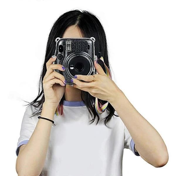 For Mini 11 Camera Bag Portable Transparent Camera Case Dustproof Protection Transparent Glitter