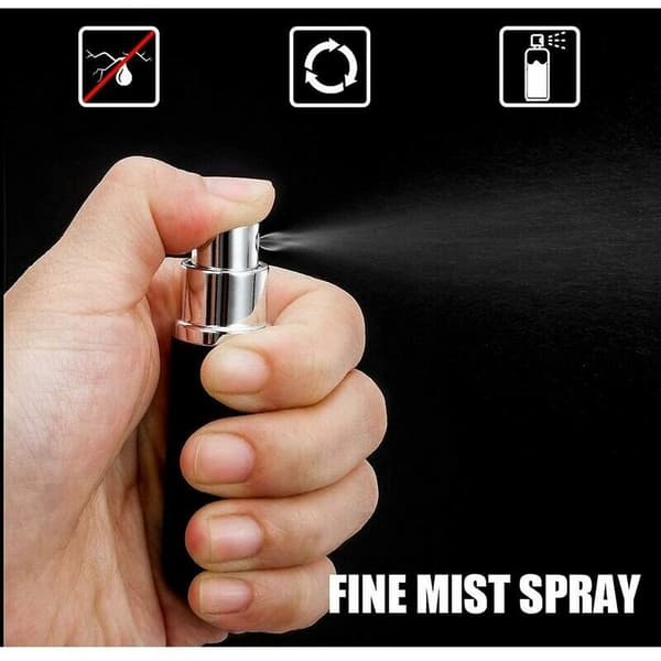 Stykke parfymesprayflaske, påfyllbar miniparfymeflaske for menn og kvinner, 5 ml