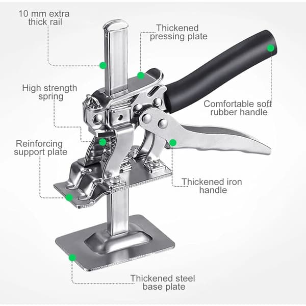 Reusable Tile Leveling System with 120 kg Capacity - Precision Installation Tool Kit for Craftsmen
