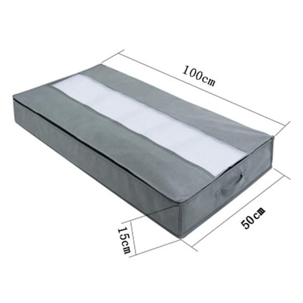 2-pack underbäddsförvaring, förvaringslådor under sängen med lock