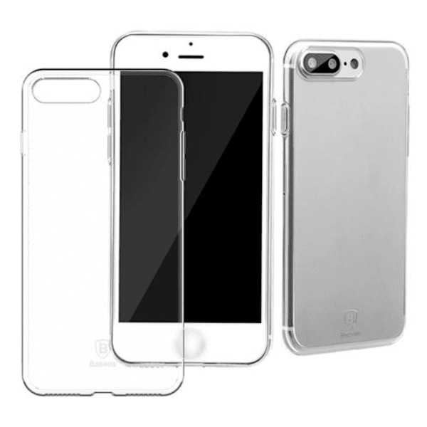 iPhone 7 / 8 PLUS Gjennomsiktig skall i silikon