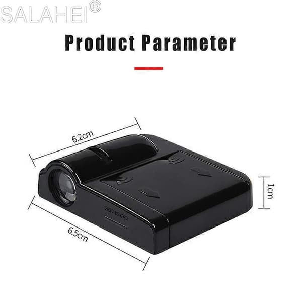 2 stk. LED Bildørlampe Velkomstlys Trådløs Laserprojektor Til Dodge Challenger Caliber Journey Ram 1500 Nitro Tilbehør