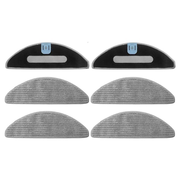 6 Pieces Mop Pads for iRobot Roomba Combo I5, I5+, J5, J5+ Robot Vacuum Cleaner Microfiber Washable Reusable Mop Cloth