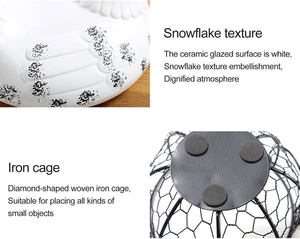 Egg Basket for Kitchen, Rustic Chicken Wire Basket with Handle, Cute Egg Storage Basket for Kitchen, Living Room, Home Decor