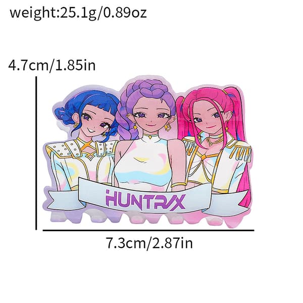 3 hårnåle i K-pop-stil