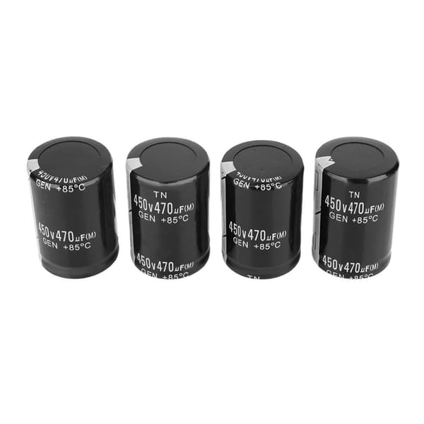 4 pcs 450V 470μF Aluminum Electrolytic Capacitor for Inverter Welding Machine 35x50mm