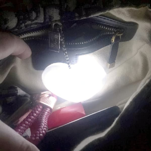 Natlampe / Hjerteformet LED-lampe med Touchsensor - Bærbar 49