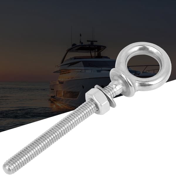 ZWS6705 10 Rustfrit Stål Kraftig Øjebolt Kabel Reb Løft