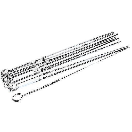 20 stk BBQ-spyd Flade Metal Grillspyd Rustfrit Stål Shish Kabob Pinde