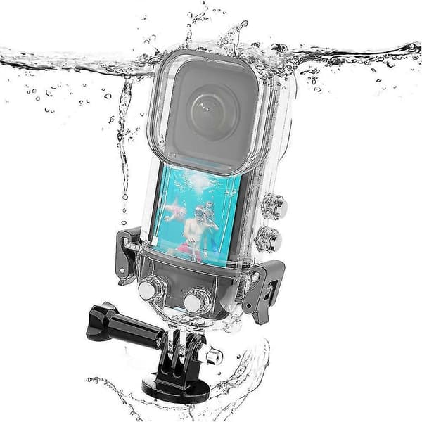 För INSTA360 X3 Transparent Vattentätt Skyddsfodral Dykfodral