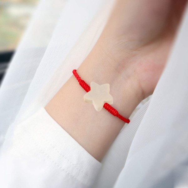 100 stk. nydelige femkantede stjerneperler Stjerneform ubehandlet