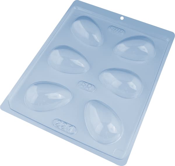 Pralinform Egg 50g Sjokoladeform - BWB 221 Transparent transparent