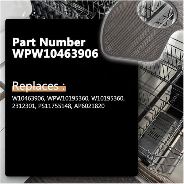 Erstatningsfilter Kompatibel med opvaskemaskine WPW10463906