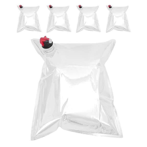 Vinpose bærbar drikkeoppbevaring flerfarget 40x33x1 cm 5 stk