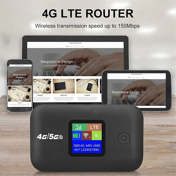 A8 4G Lte -reititin langaton Wifi kannettava modeemi 3000mAh mini ulkokäyttöön tarkoitettu hotspot tasku Mifi 150mbps