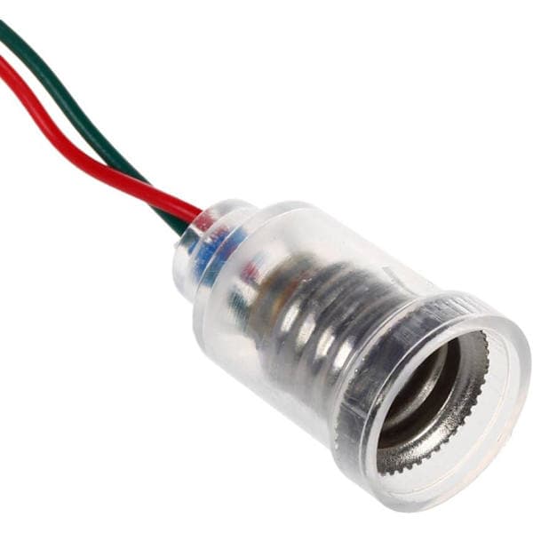 10 stk E10 LED Gulvlampe Base (20 cm Kabellengde) Skrubar Lampeholder Sokkel med Kabel for Eksperimentelt Tilbehør for Elektrisk Testing