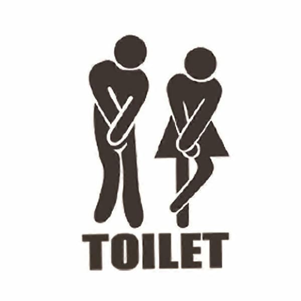 WC-kyltti, oven seinätarra, vedenpitävä seinämaalaus, kodinsisustus