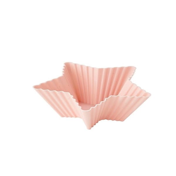 Silikoniset muffinssivuoat, tähdet, 5 kpl:n pakkaus multifärg multicolor
