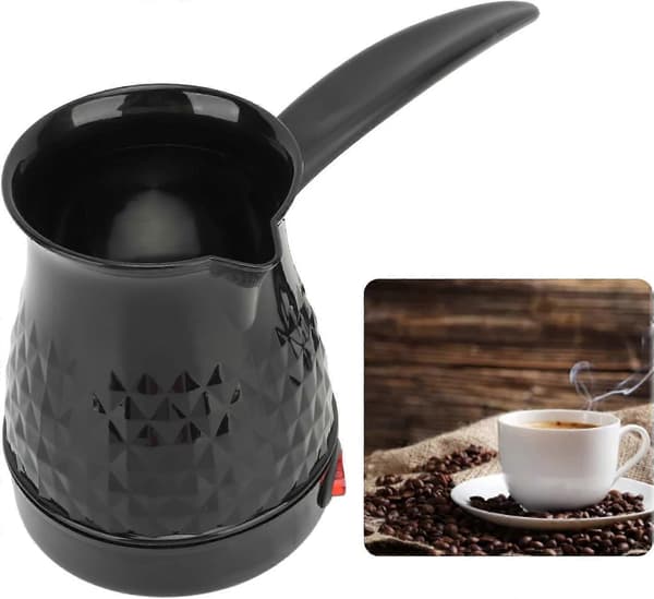 600 ml elektrisk kaffetrakter i rustfritt stål med avtakbart håndtak og jevn oppvarming 110V