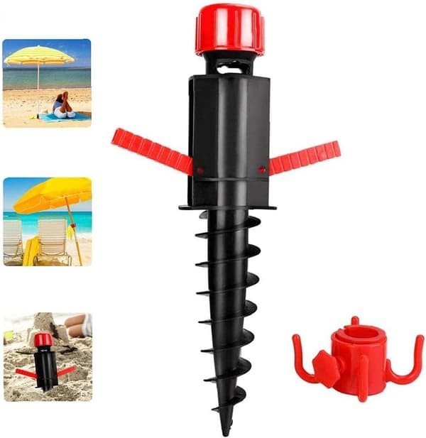 Strandparasollholder, Vindtett Stativ Sandanker